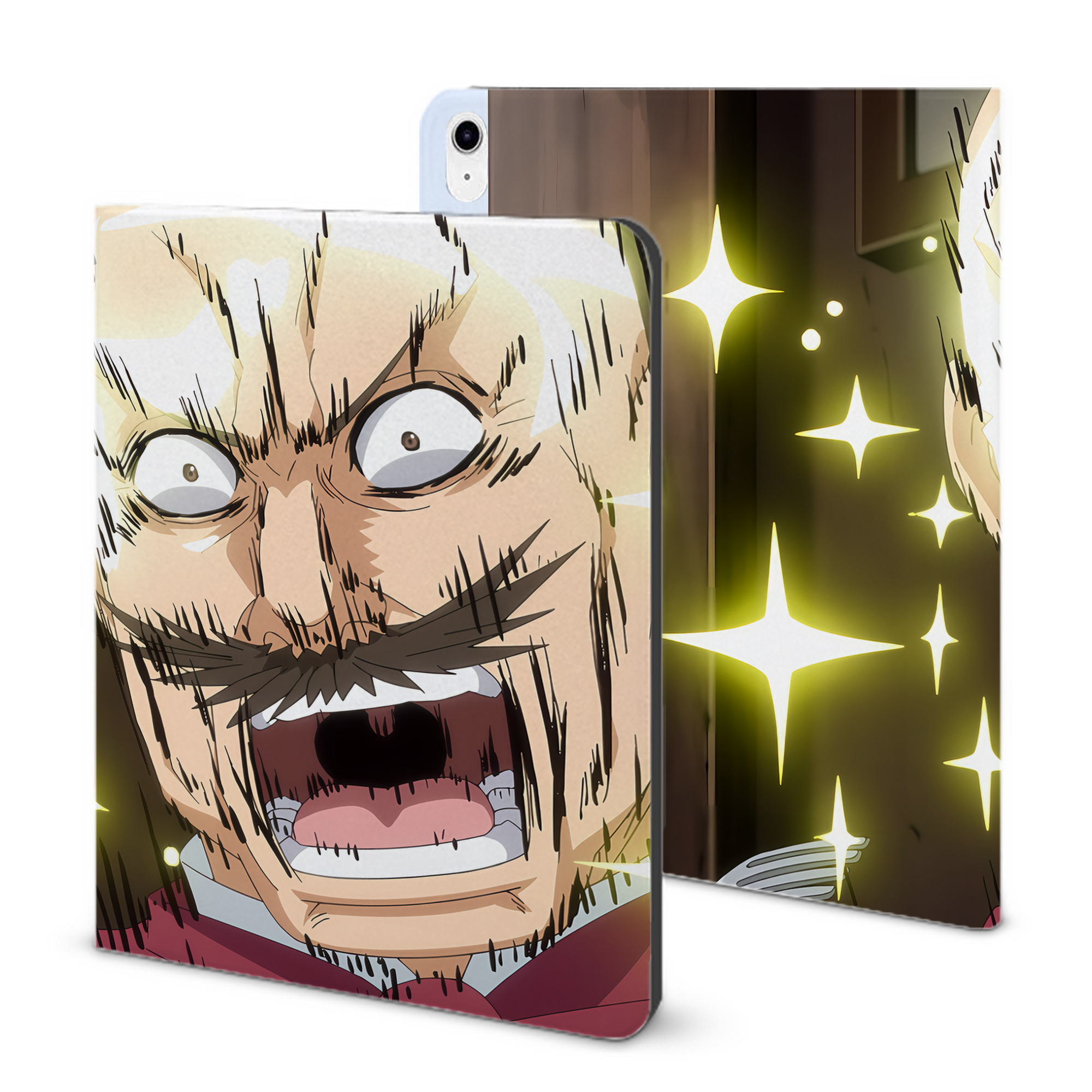 （画像用） 転スラ Regarding Reincarnated to Slime IPad ケース ブック型 PUレザー TPU 耐衝撃 軽量 薄型 ペン収納なし 全面保護 IPad 各モデル対応